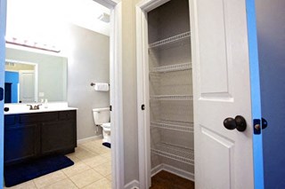 Additional closet space throughout
